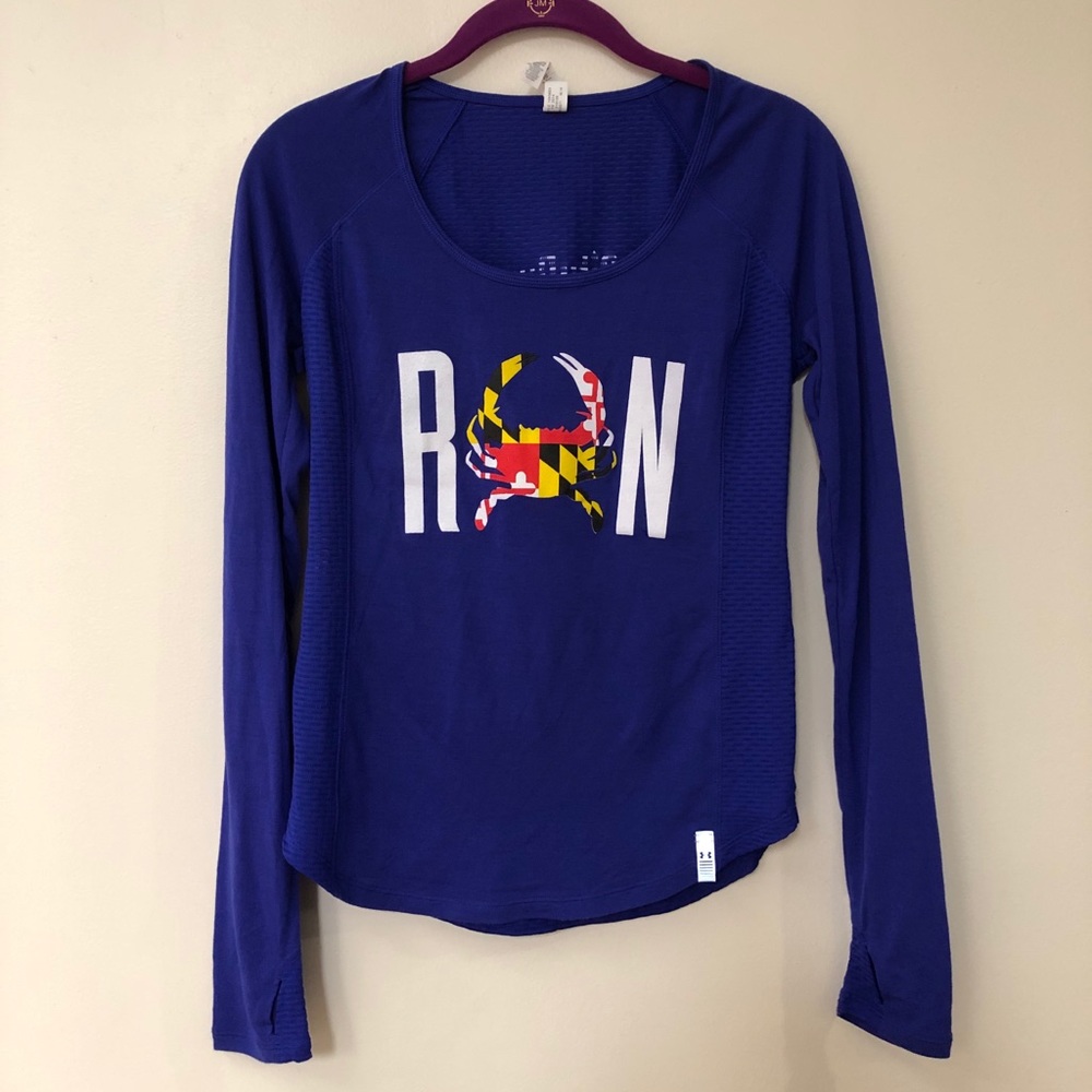 NWOT UA Run Maryland Long Sleeve